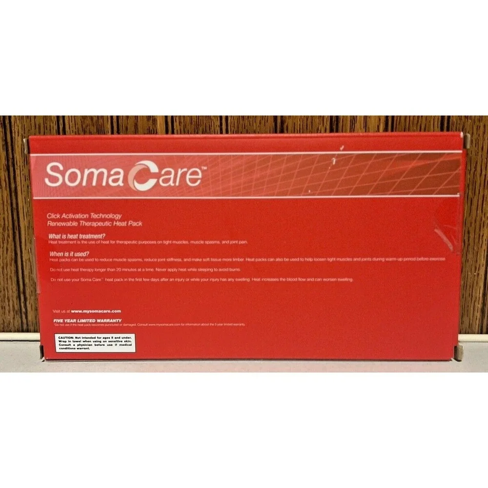 Soma Care Neck & Shoulder Pack,‎ NIB Circulating Heat Therapy/Pain Management